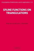 Cover: Spline Functions on Triangulations - Cambridge University Press