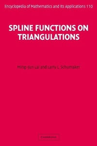 Enlarge image Cover: Spline Functions on Triangulations - Cambridge University Press