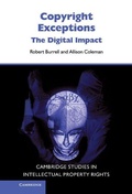 Cover: Copyright Exceptions - Cambridge University Press