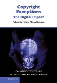 Enlarge image Cover: Copyright Exceptions - Cambridge University Press