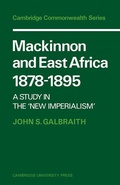 Cover: Mackinnon and East Africa 1878-1895 - Cambridge University Press