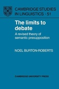 Cover: The Limits to Debate - Cambridge University Press