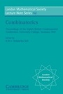 Cover: Combinatorics - Cambridge University Press