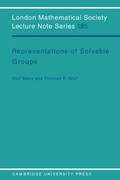 Cover: Representations of Solvable Groups - Cambridge University Press