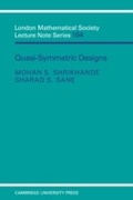 Bild: Quasi-symmetric Designs - Cambridge University Press