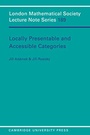 Cover: Locally Presentable and Accessible Categories - Cambridge University Press