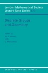 Abbildung von: Discrete Groups and Geometry - Cambridge University Press