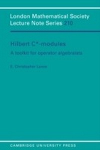 Abbildung von: Hilbert C*-Modules - Cambridge University Press