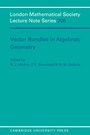 Cover: Vector Bundles in Algebraic Geometry - Cambridge University Press