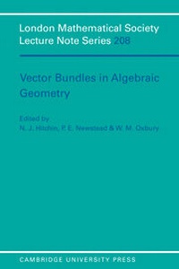 Abbildung von: Vector Bundles in Algebraic Geometry - Cambridge University Press