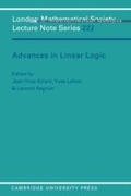 Cover: Advances in Linear Logic - Cambridge University Press
