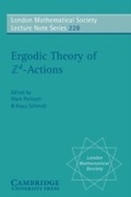 Cover: Ergodic Theory and Zd Actions - Cambridge University Press