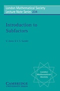 Cover: Introduction to Subfactors - Cambridge University Press