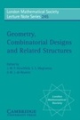 Cover: Geometry, Combinatorial Designs and Related Structures - Cambridge University Press