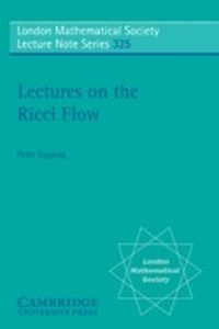 Abbildung von: Lectures on the Ricci Flow - Cambridge University Press