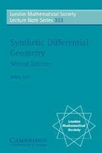 Abbildung von: Synthetic Differential Geometry - Cambridge University Press