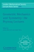Cover: Geometric Mechanics and Symmetry - Cambridge University Press
