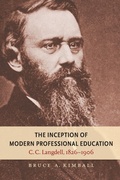 Cover: The Inception of Modern Professional Education - The University of North Carolina Press