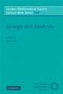 Cover: Groups and Analysis - Cambridge University Press