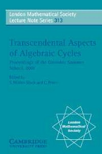 Abbildung von: Transcendental Aspects of Algebraic Cycles - Cambridge University Press