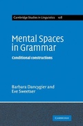 Cover: Mental Spaces in Grammar - Cambridge University Press
