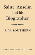 Cover: Saint Anselm and his Biographer - Cambridge University Press