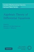 Cover: Algebraic Theory of Differential Equations - Cambridge University Press