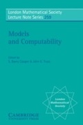 Cover: Models and Computability - Cambridge University Press