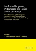 Cover: Mechanical Properties, Performance, and Failure Modes of Coatings - Cambridge University Press