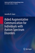 Cover: Aided Augmentative Communication for Individuals with Autism Spectrum Disorders - Springer