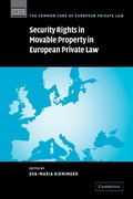 Cover: Security Rights in Movable Property in European Private Law - Cambridge University Press