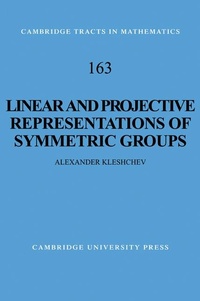 Abbildung von: Linear and Projective Representations of Symmetric Groups - Cambridge University Press