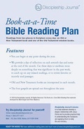 Cover: Discipleship Journal's Book-At-A-Time Bible Reading Plan - NavPress
