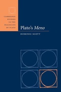 Cover: Plato's Meno - Cambridge University Press