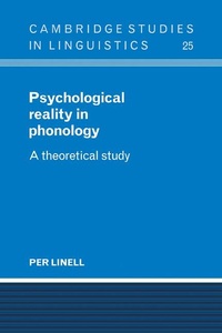 Abbildung von: Psychological Reality in Phonology - Cambridge University Press
