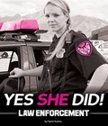 Cover: Yes She Did Law Enforcement - Scobre Press