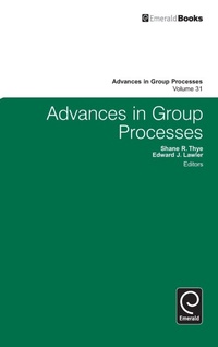 Enlarge image Cover: Advances in Group Processes - Emerald Group Publishing Limited