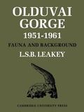 Cover: Olduvai Gorge - Cambridge University Press