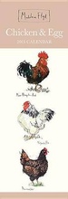Cover: Madeleine Floyd, Chickens Slim - Carousel Calendars