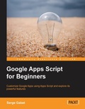 Cover: Google Apps Script for Beginners - Packt Publishing