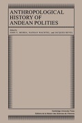 Cover: Anthropological History of Andean Polities - Cambridge University Press