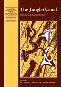 Cover: The Jonglei Canal - Cambridge University Press