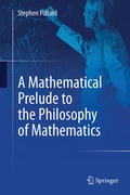 Cover: A Mathematical Prelude to the Philosophy of Mathematics - Springer