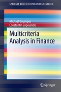 Cover: Multicriteria Analysis in Finance - Springer