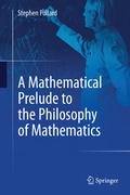 Cover: A Mathematical Prelude to the Philosophy of Mathematics - Springer