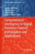 Cover: Computational Intelligence in Digital Forensics: Forensic Investigation and Applications - Springer