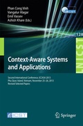 Cover: Context-Aware Systems and Applications - Springer
