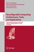 Cover: Reconfigurable Computing: Architectures, Tools, and Applications - Springer