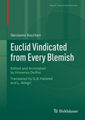 Cover: Euclid Vindicated from Every Blemish - Birkh&auml;user
