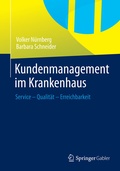 Cover: Kundenmanagement im Krankenhaus - Springer Gabler